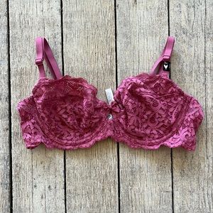 NWT Victoria’s Secret Body By Victoria Unlined Demi Lace Bra 36 C